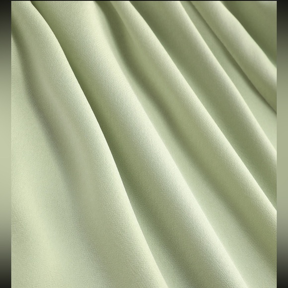 NWT Mint Satin Halter Jumpsuit - Picture 3 of 5